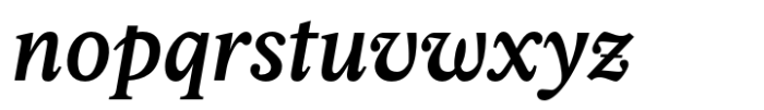 Ceramika Italic Bold Font LOWERCASE