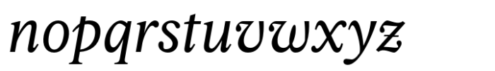 Ceramika Italic Regular Font LOWERCASE