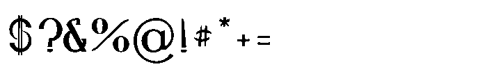 Cercula Bold Font OTHER CHARS
