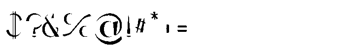 Cercula Deco Font OTHER CHARS