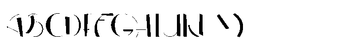 Cercula Deco Font UPPERCASE
