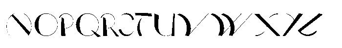 Cercula Deco Font UPPERCASE