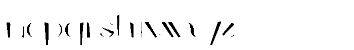 Cercula Deco Font LOWERCASE