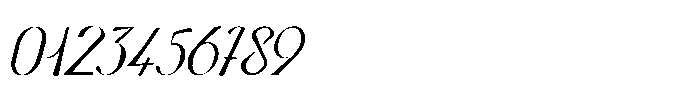 Cercula Italic Font OTHER CHARS