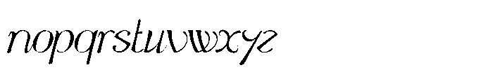 Cercula Italic Font LOWERCASE