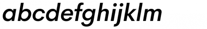 Cerebri Sans Semi Bold Italic Font LOWERCASE