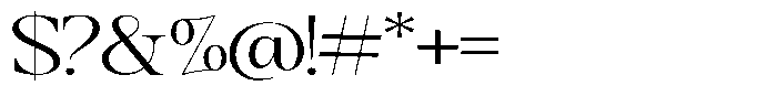 Cerena Light Ultra Expanded Font OTHER CHARS