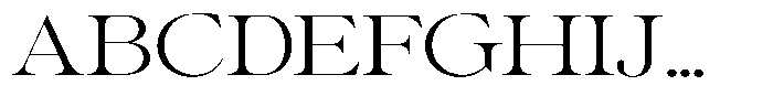 Cerena Light Ultra Expanded Font UPPERCASE