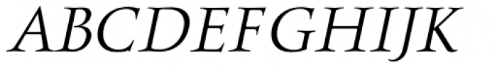 Ceres Italic Font UPPERCASE