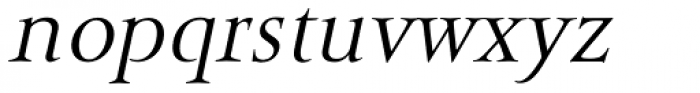 Ceres Italic Font LOWERCASE