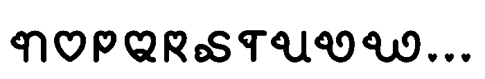Cereza Chocolate 1 Medium Font UPPERCASE