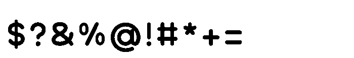 Cereza Chocolate 3 Medium Font OTHER CHARS