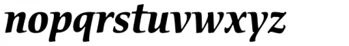 Cerigo Std Bold Italic Font LOWERCASE