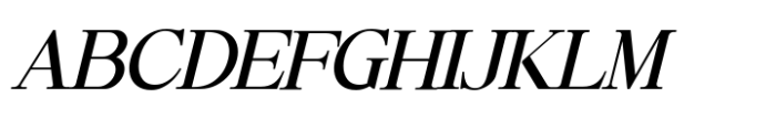 Cerlog Italic Font UPPERCASE