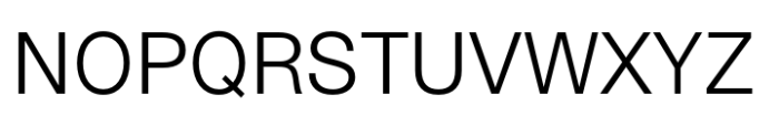 Cern Regular Font UPPERCASE