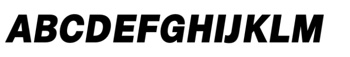 Cern Ultra Italic Font UPPERCASE