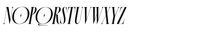 Cerova Italic Font UPPERCASE