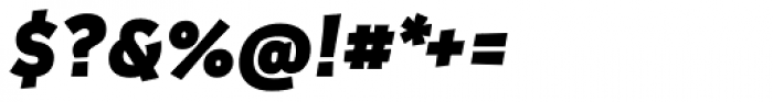 Certa Sans Black Italic Font OTHER CHARS