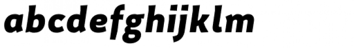 Certa Sans Extra Bold Italic Font LOWERCASE