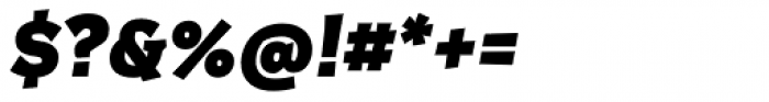 Certa Serif Black Italic Font OTHER CHARS