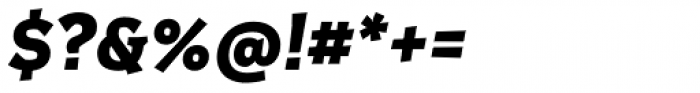 Certa Serif Extra Bold Italic Font OTHER CHARS