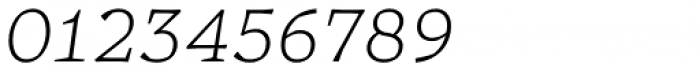 Certa Serif Extra Light Italic Font OTHER CHARS