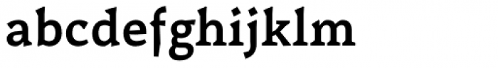 Certa Serif Medium Font LOWERCASE