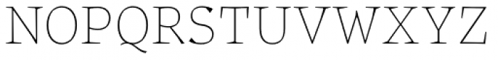 Certa Serif Thin Font UPPERCASE