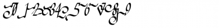 Cerulean Swash Oblique Font OTHER CHARS