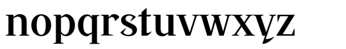 Cervina Medium Font LOWERCASE