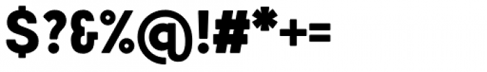 Cervino Black Expanded Font OTHER CHARS