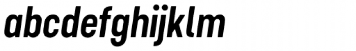 Cervino Bold Neue Italic Font LOWERCASE