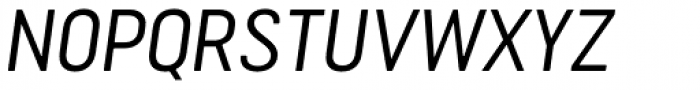Cervino Medium Expanded Italic Font UPPERCASE