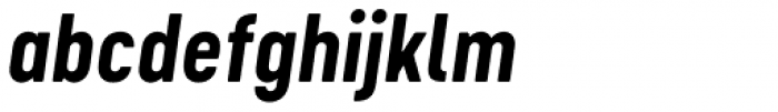 Cervo Neue Bold Italic Font LOWERCASE