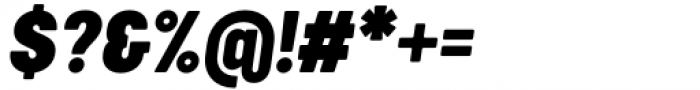 Cervo Neue Condensed Black Italic Font OTHER CHARS