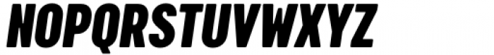 Cervo Neue Condensed Bold Italic Font UPPERCASE