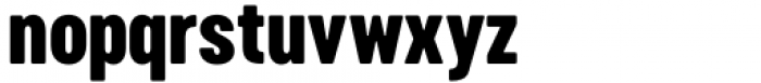 Cervo Neue Condensed Bold Font LOWERCASE