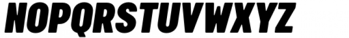 Cervo Neue Condensed Xtr Bold Italic Font UPPERCASE