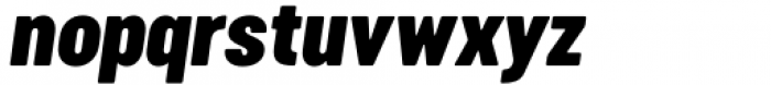 Cervo Neue Condensed Xtr Bold Italic Font LOWERCASE