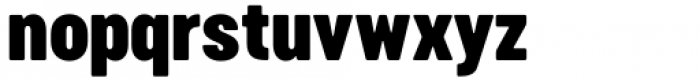 Cervo Neue Condensed Xtr Bold Font LOWERCASE