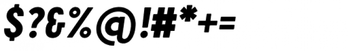 Cervo Neue Extra Bold Italic Font OTHER CHARS