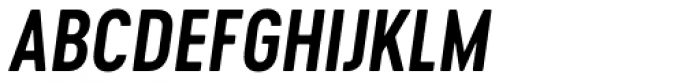 Cervo Neue Semi Bold Italic Font UPPERCASE
