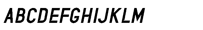 Cesford Italic Font UPPERCASE