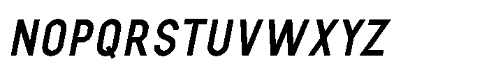 Cesford Italic Font LOWERCASE