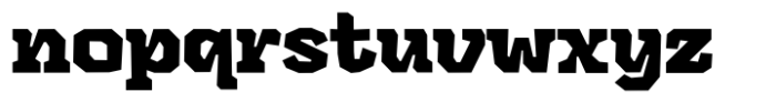 Cetara Black Font LOWERCASE