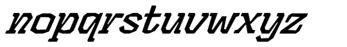 Cetara Medium Italic Font LOWERCASE