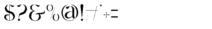 Cetnhi Font OTHER CHARS