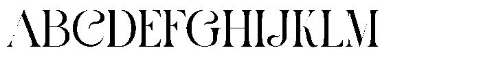 Cetnhi Font UPPERCASE