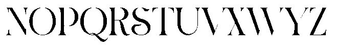 Cetnhi Font UPPERCASE