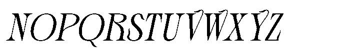 Ceyla Italic Font UPPERCASE